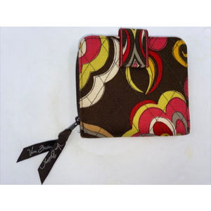 vera bradley zip around coin card wallet
